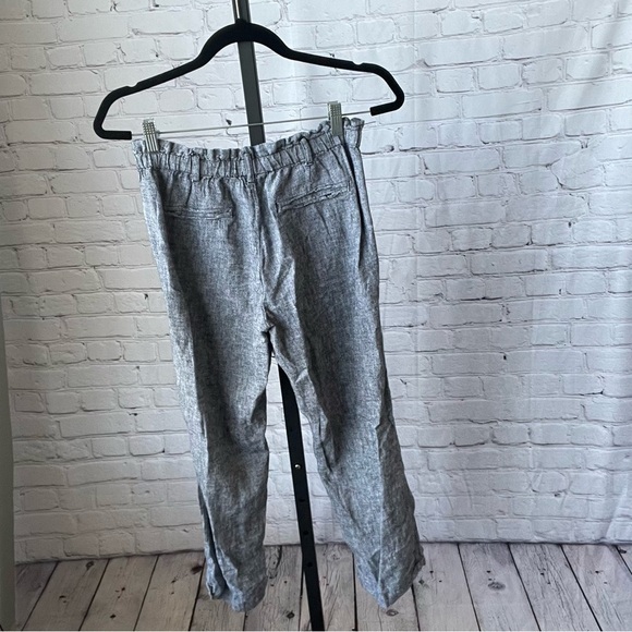 Caslon Light Grey Paperbag Waist Pants Size XS - Picture 3 of 5